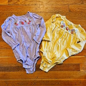 👶 5/$15 - 2 Granimals long sleeve onsies